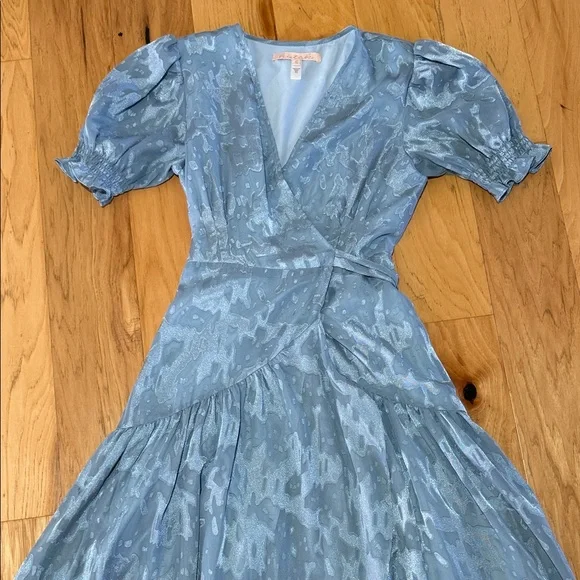 BHLDN Hutch Biscayne Ruffle Wrap Dress - Picture 3 of 13